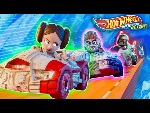 STAR WARS™ Darth Vader and Boba Fett Chase Leia and Chewbacca! + More from Hot Wheels RacerVerse!