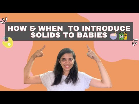 BABY'S FIRST FOOD- A Complete Guide to Start Solids for Babies | How & When to Start Solids for Baby