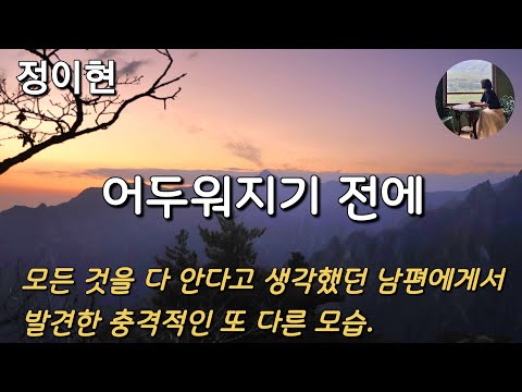 [어두워지기 전에_정이현] 맹렬히 질투했던 대상이 그들의 관계보다 그토록 우려한 열정이었음을 인정하기 싫었다