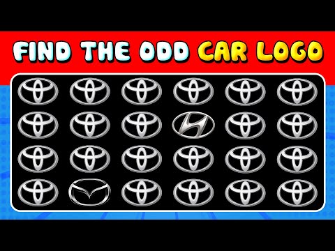 Guess by ILLUSION - Car Logo Edition 🚘✅ Find The ODD One Out - Easy, Medium, Hard Levels