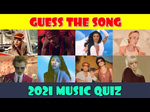 Guess the 2021 Song Music Quiz | Top 40 Songs of 2021