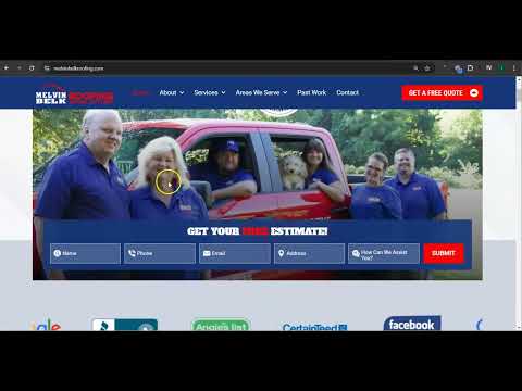 Website Analysis Video for Melvin Belk Roofing