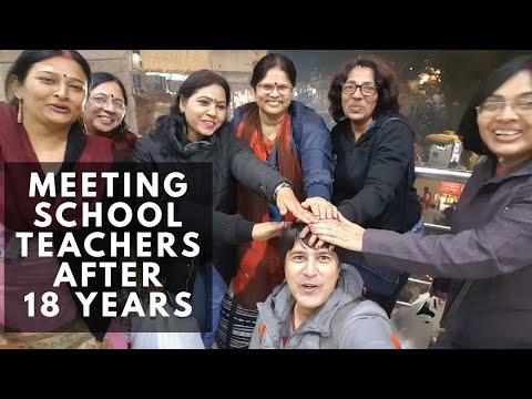 School Days: Meeting RV School Teachers & Shopping at Sarojini Nagar Market: Rajendra Vidyalaya VLOG