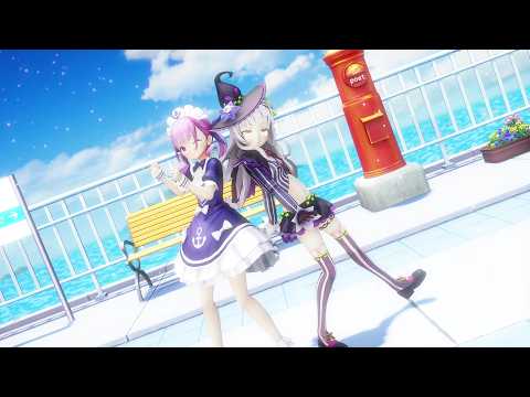 あくシオで「Dive to Blue」【湊あくあ・紫咲シオン MMDホロライブ】