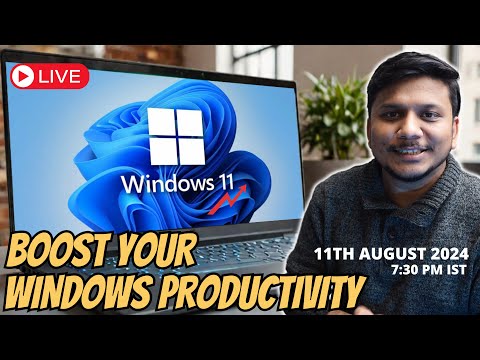 Boost Your Windows Productivity: Essential Tips & Tricks | Live Q&A | Technoholic