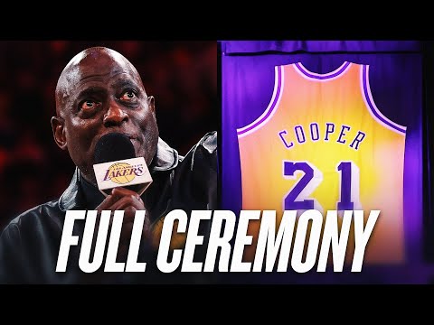 Michael Cooper's FULL Lakers Jersey Retirement Ceremony