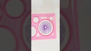 Watch as simple circles turn into intricate art 🎨 #spirograph #ArtInMotion #satisfying