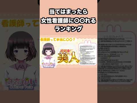 Vtuberやっている看護師です！気になる？