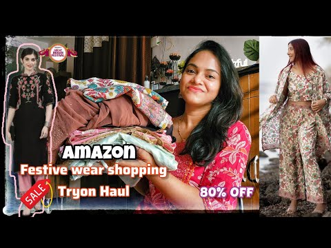 Amazon GreatIndian festival sale | Amazon festive wear haul | festive kurtaset haul @amazonfashionin