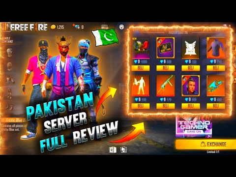 Free fire Pakistan server full review | world best server in free fire | free fire server change.