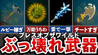 【ブレワイ】知らないと損する、便利すぎたぶっ壊れ武器TOP5【攻略】