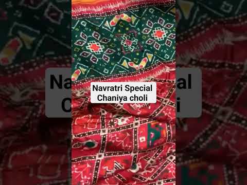 navratri special lehenga Choli..                   Pure gaji silk dupatta.. #navratri #chaniyacholi