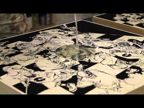 Limited-Edition GZA Liquid Swords "Battle Scene" Screen Prints