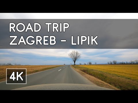 Road Trip: Zagreb - Lipik, Croatia - 4K UHD Virtual Travel