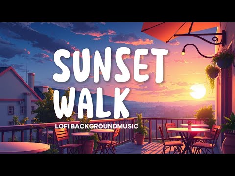 Sunset Walk [ No Copyright Music ] - AI Custom Music