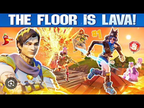 Playing floor is lava in