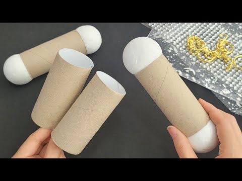 I make MANY and SELL them! Amazing recycle idea with empty tissue roll - Quick and easy