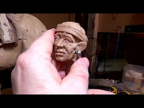 TruForm Horse Armature   Mountain Man's Face is Finished