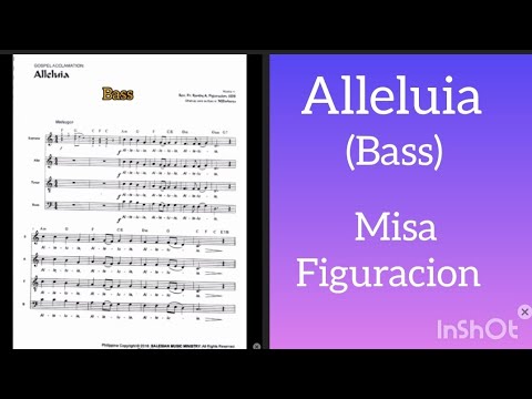 Alelluia - Bass|Misa Figuracion|Words and Music by Fr. Randy Figuracion| 2:38