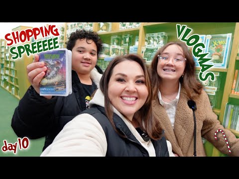 SHOPPING SPREE FOR THE KIDS! | VLOGMAS DAY 10 🧸🎄