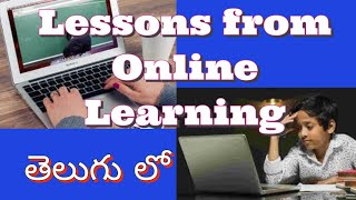 Lessons from Online Learning Telugu Summary // Lessons from Online Learning Telugu Summary