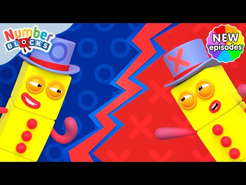 Grid Games Galore | Series 7 | Learn Times Tables | Learn to Count | Numberblocks