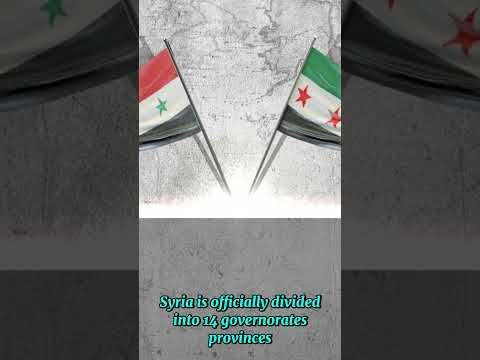 Administrative Divisions of Syria / Syria Administrative Facts