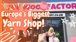 Explore Europe’s Largest Yarn Shop With Me!🧶 Amazing Finds and Huge Haul!