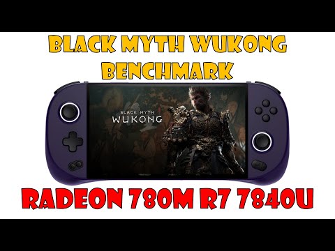 Radeon 780M ryzen 7840U Black Myth Wukong Benchmark Ayaneo Geek 1S