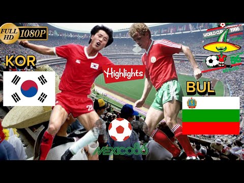 BULGARIA vs SOUTH KOREA 1-1 / WORLD CUP MEXICO 1986 / Full HD 1080p