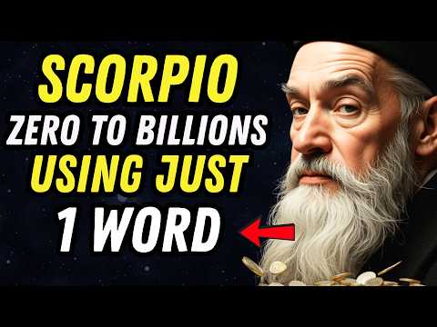 Nostradamus says SCORPIO Will Be Rich, From Zero To Billions After Repeating One Word For 12 days