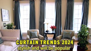 Curtain Trends 2024 | FRESH LOOK Curtain Design For Home Interiors 2024