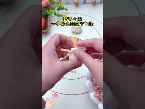 新手一看就会的快速包饺子方法#美食 #cookies #饺子