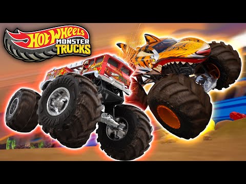 Hot Wheels Monster Trucks: Showdown for the Champions Cup! | 1-Hour Compilation