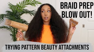 Curly BLOW OUT using the Pattern Beauty Dryer Attachments | BiancaReneeToday