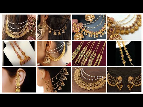 Ear Chain Designs | Latest Ear Chain Designs 2024 |#gold#viral #jewellery#trending#new#earchain#2024