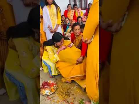 Haldi Program 😢 Marathi wedding video YouTube vicky vahane #instagram_vickydj_wahane #wedding