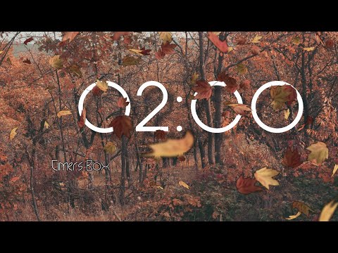 2 Minute Autumn Fall Timer, No Music, No Alarm ⏳🍂