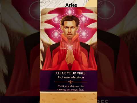 Aries / You are being guided to clear your life #angeltarotcards #aries