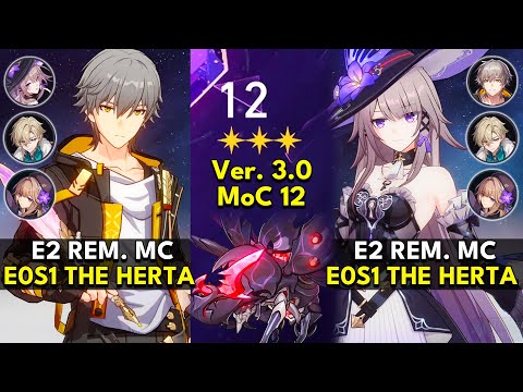 E2 Remembrance MC x The Herta True DMG | Memory of Chaos Floor 12 3 Stars | Honkai: Star Rail 3.0