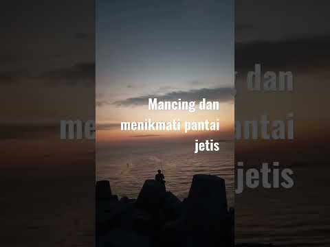 menikmati sanset pantai jetis cilacap #cilacap #kroya #pantai #pantaiselatan #jetis #pantaicilacap