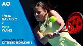 Emma Navarro v Xiyu Wang Extended Highlights | Australian Open 2025 Second Round