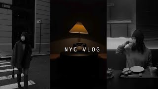 NYC vlog｜winter travel outfits｜2023第一次旅行｜纽约的冬天｜超美的纽约夜景｜和我一起逛吃纽约