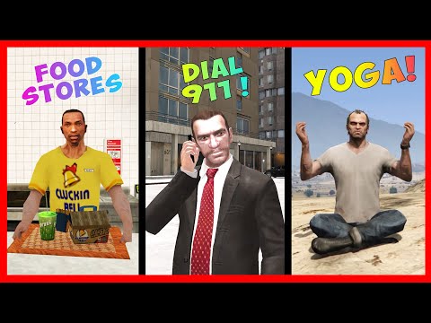 EVERY WAY to get HEALED in GTA games! | 2001 - 2022 (Evolution)