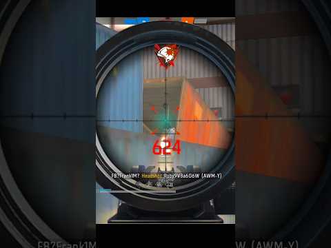 free fire lone wolf awm gun se hedshots funny video￼ 😱☠️|| #shortsfeed #shorts #freefireshorts