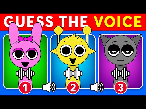 🔊 Guess The Incredibox Sprunki Characters by their VOICE...! 🔥 Simon, Pinki, Fun Bot, Garnold, Brud