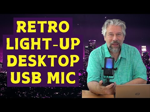 Cherry XTRFY NGALE R Light-up USB Desktop Mic -- DEMO & REVIEW