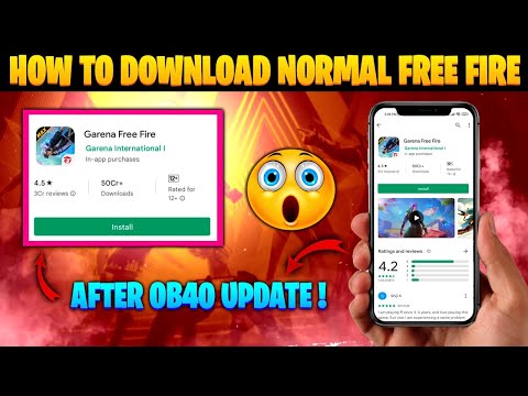 How To Download Normal Free Fire In Tamil | Normal Free Fire OB40 Version Download Link | VOK Gaming