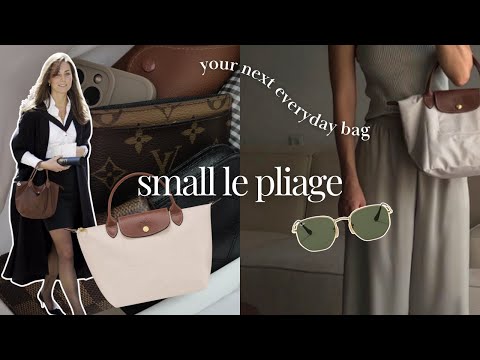 The Size You Didn't Know You Needed 👜🤍  | Longchamp Le Pliage Small Top Handle Review & What Fits