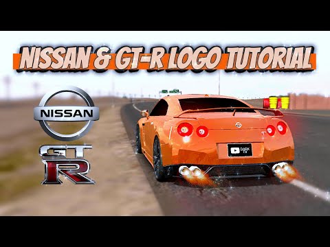 HOW TO DESIGN A NISSAN GTR LOGO & BADGE IN 5 MINUTES (QUICK & EASY) - Car Parking Multiplayer